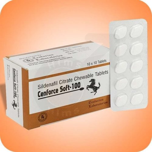 Cenforce Soft 100mg Sildenafil ED Tablets