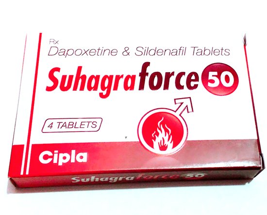 Buy Suhagra Force 50mg Tablets
